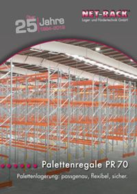 Net-Rack PDF Palettenregale PR70, Palettenlagerung, Palettenregalsysteme
